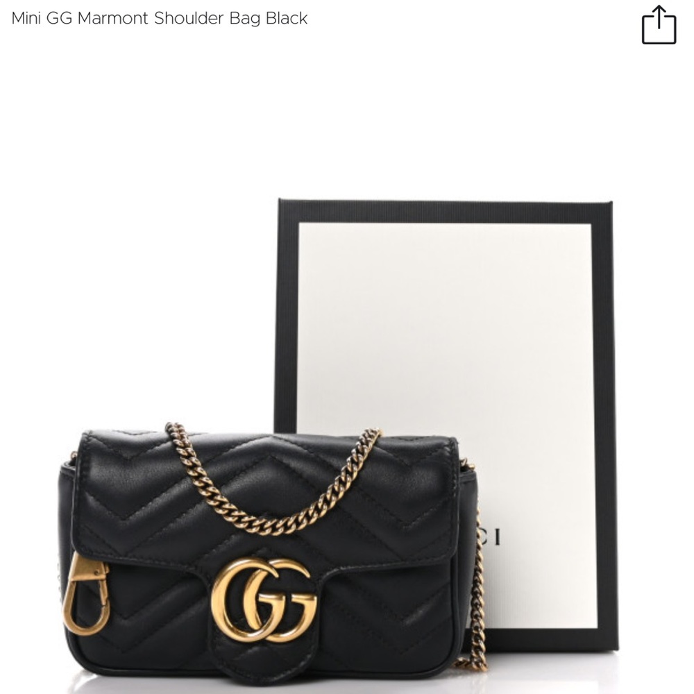 Gucci mini marmont shoulder bag